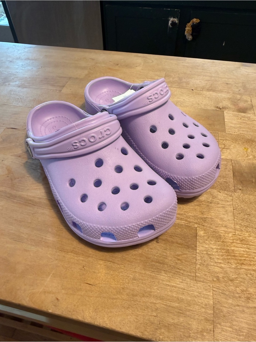 CROCS Kids Classic Clog in Light Purple